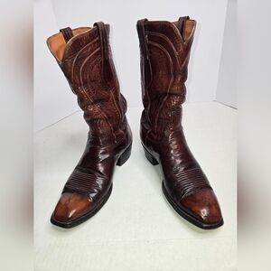 Men's Lucchese San Antonio "Gavin" Handmade, Vintage Cowboy Western Boots 10D